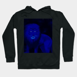 Blauer Löwe Hoodie